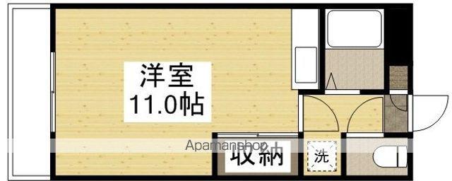 ぱんぷきんはうす(ワンルーム/2階)の間取り写真