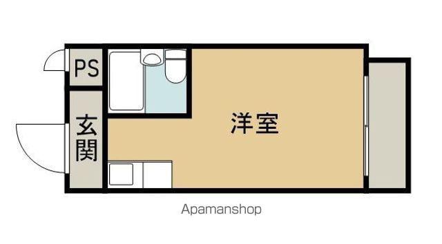 サンウェル琴平(ワンルーム/6階)の間取り写真
