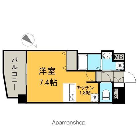 プレサンス新栄リミックス(ワンルーム/10階)の間取り写真
