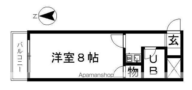 キャピタル上前津(1K/6階)の間取り写真