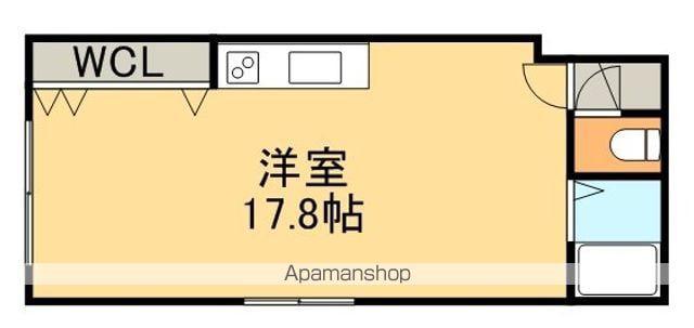林ビル(1LDK/6階)の間取り写真