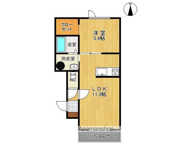 みすみそう(1LDK/2階)の間取り写真