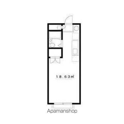エステートサンスイ 2階階 間取り
