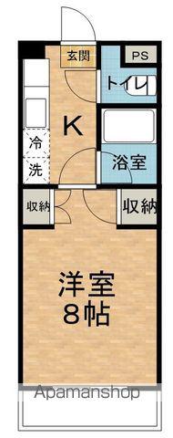 コーポフランネット(1K/2階)の間取り写真