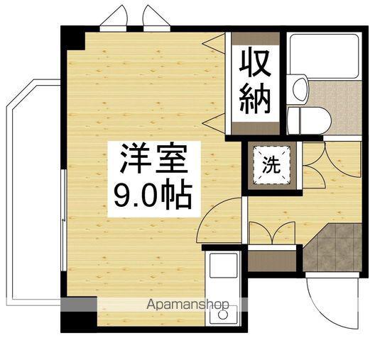 ダイアパレス京町2(ワンルーム/4階)の間取り写真