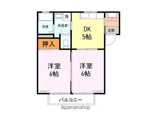 ファミール伊吹(1LDK/1階)の間取り写真