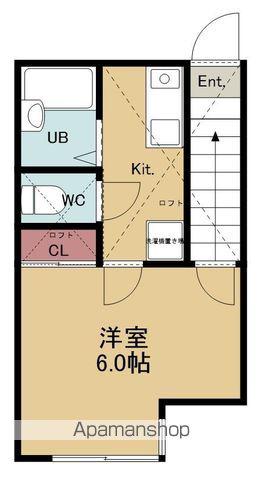 CENTRALE NAKANO B棟(1K/2階)の間取り写真
