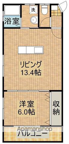 ヴェレッザ恒久(1LDK/1階)の間取り写真