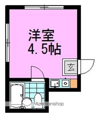 ドリームシティ高円寺(ワンルーム/3階)の間取り写真