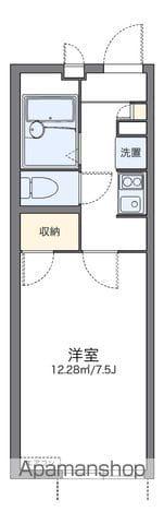 レオパレスグランドリア泉(1K/1階)の間取り写真