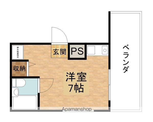 池屋ハイツ(ワンルーム/3階)の間取り写真