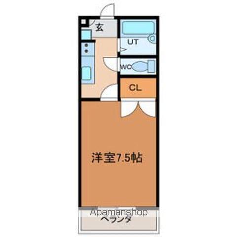 ル・ポン新瑞(1K/8階)の間取り写真