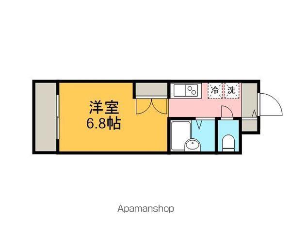 ブランシェ65(1K/3階)の間取り写真