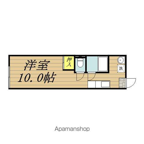 Gハウス D棟(1K/1階)の間取り写真