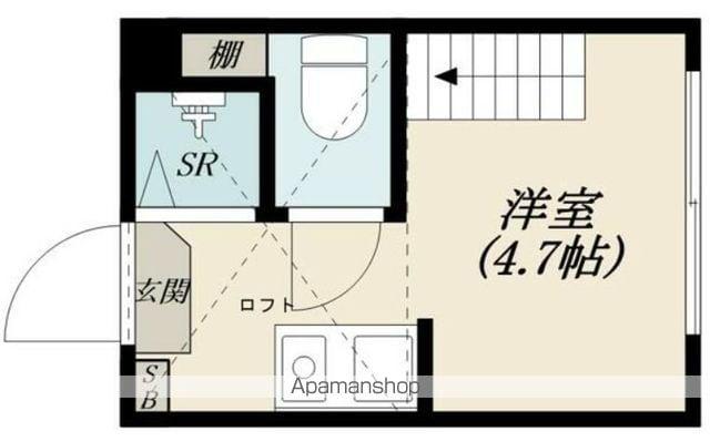 サンキャノーラ野方(ワンルーム/2階)の間取り写真