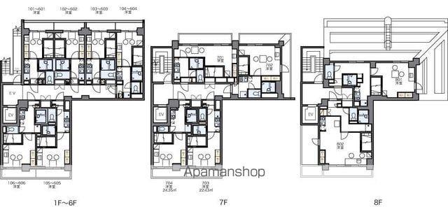 レオパレスFLAT浜松町(1K/5階)の間取り写真