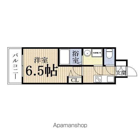 RESIUR-H桜宮リバーコート(1K/9階)の間取り写真