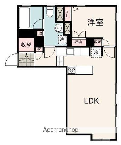 GRD BLD(1LDK/2階)の間取り写真