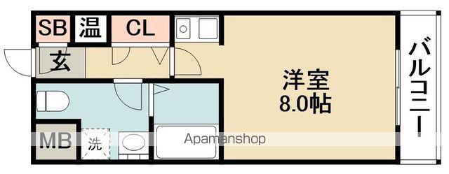 PEDDY MARRY2(ワンルーム/1階)の間取り写真