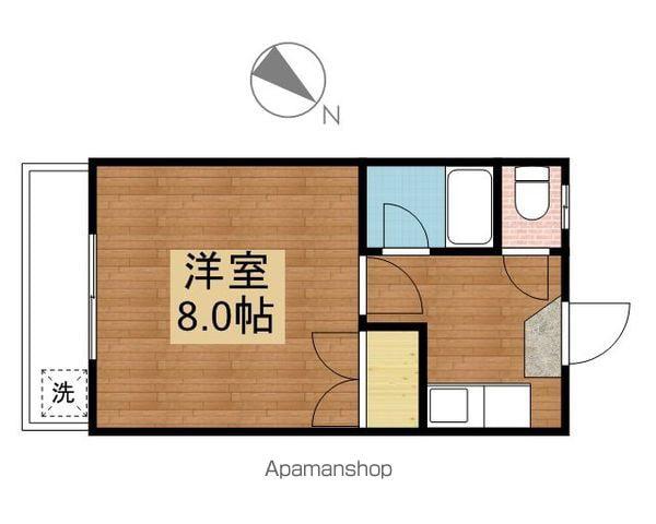 尾形ハイツC棟(1K/1階)の間取り写真