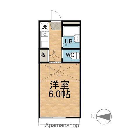 ルミエール壱番館(1K/2階)の間取り写真