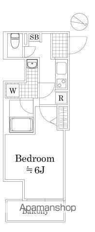 スカイコート板橋本町Ⅱ(1K/3階)の間取り写真