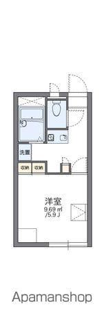 レオパレスヴィラ一ツ橋(1K/2階)の間取り写真