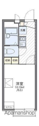 レオパレスKOSENⅡ(1K/2階)の間取り写真