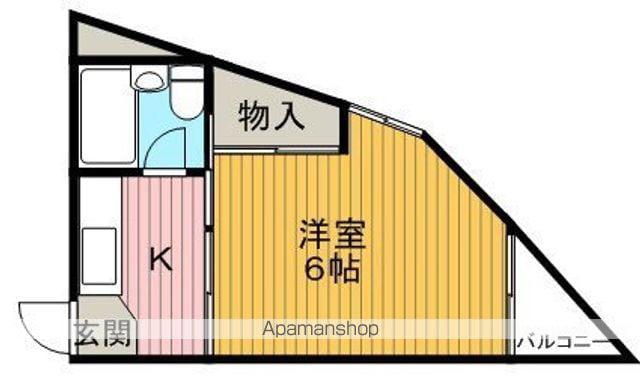 T・GRAN豊中(1K/3階)の間取り写真