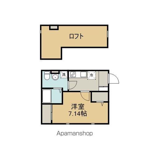 パルティーレ(1K/2階)の間取り写真