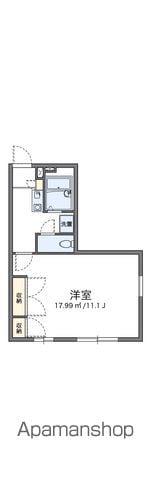 レオパレス三苫セブン(1K/1階)の間取り写真