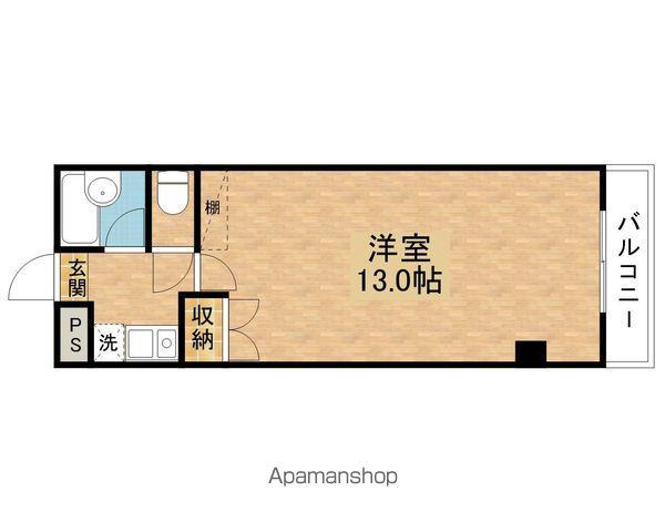 レイクハウス堅田A(1K/1階)の間取り写真