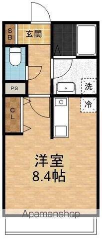 V-ROOM1(ワンルーム/3階)の間取り写真