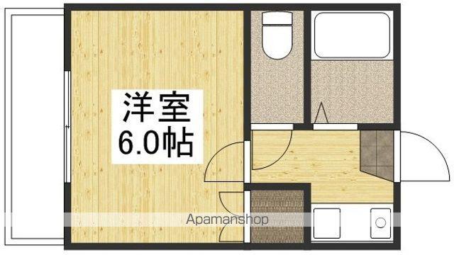 セフィラササキ2(1K/2階)の間取り写真