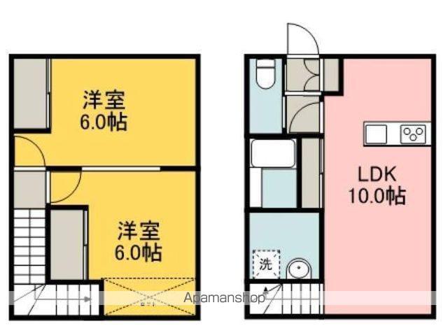 清住の家(2LDK)の間取り写真