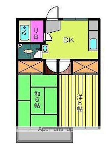 第31杉フラット(2DK/2階)の間取り写真