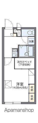 レオパレスK2(1K/2階)の間取り写真