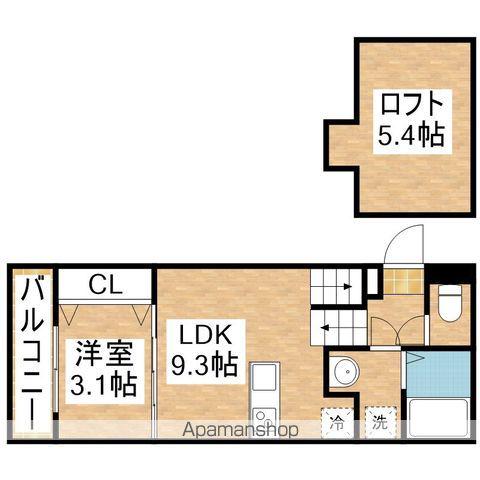 FAMILY STAGE川名Ⅲ(1LDK/2階)の間取り写真