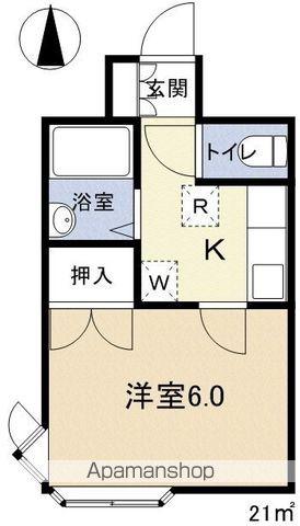 ハイツ萌(1K/1階)の間取り写真