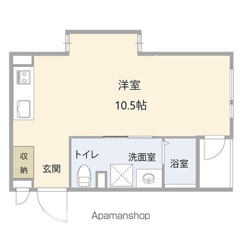 EL SOLEADO(ワンルーム/2階)の間取り写真
