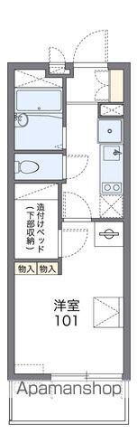 レオパレス光(1K/1階)の間取り写真