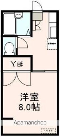 第二文京ハイツ(1K/2階)の間取り写真