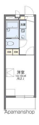 レオパレスメルベーユ緑橋(1K/2階)の間取り写真