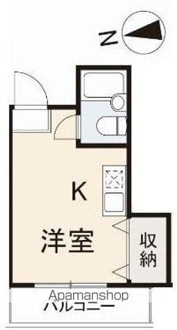 アムール宮脇(ワンルーム/3階)の間取り写真