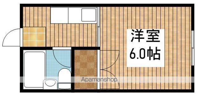 キャッスル米山(1K/1階)の間取り写真