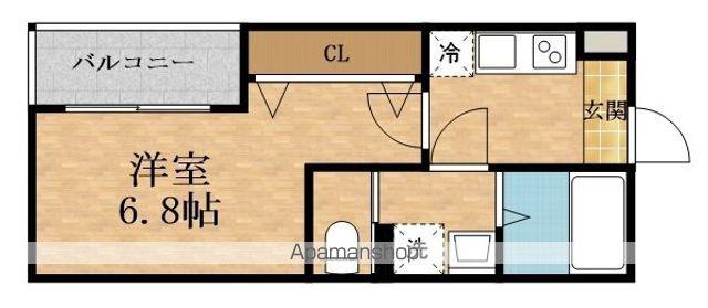 APPLAUSE SHIN-FUKAE(1K/3階)の間取り写真