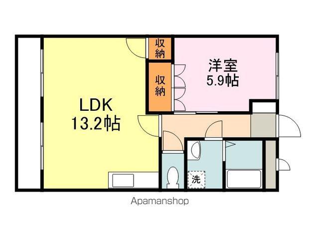 レ・コルニオーロ(1LDK/2階)の間取り写真