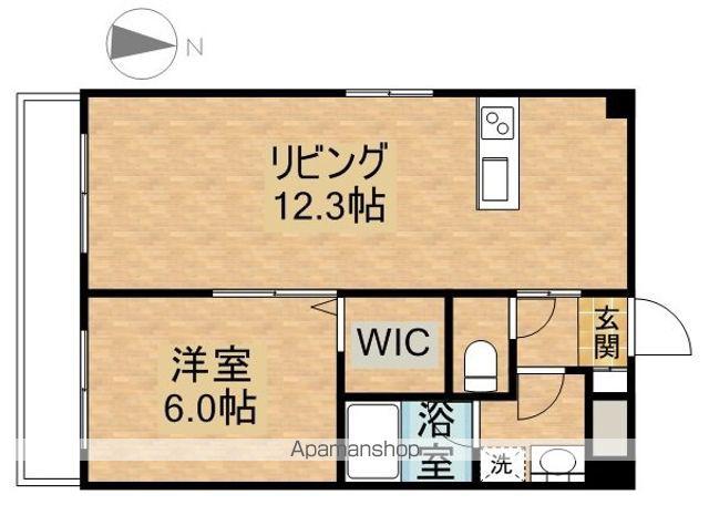 セゾンクレール(1LDK/2階)の間取り写真