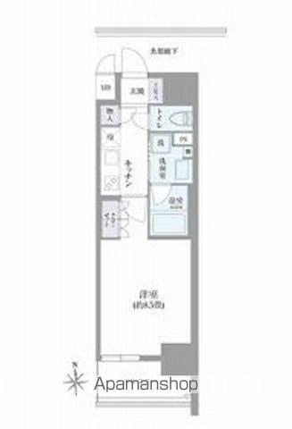 OKBアヴェニール菊井町(1K/11階)の間取り写真