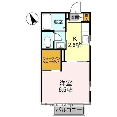 メゾン寿C(1K/2階)の間取り写真